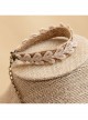 Fashion Simple Golden Lace Love Heart Hemp Rope Retro Handmade Female Bracelet
