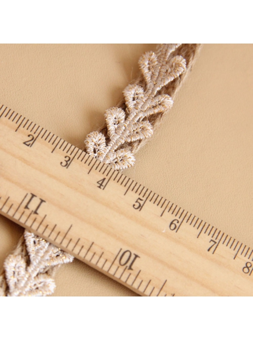 Fashion Simple Golden Lace Love Heart Hemp Rope Retro Handmade Female Bracelet