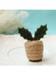Creative Handmade Cute Retro Fashion Christmas Green Plants Leaves Female Brooch