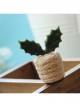 Creative Handmade Cute Retro Fashion Christmas Green Plants Leaves Female Brooch