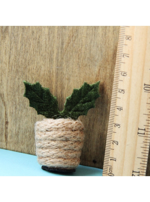 Creative Handmade Cute Retro Fashion Christmas Green Plants Leaves Female Brooch