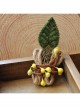 Handmade Cute Christmas Retro Fashion Female Green Plants Leaves Stamen Small Brooch