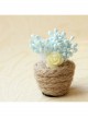 Handmade Personality Blue Stamen Yellow Rose Flower Christmas Female Retro Fashion Cute Small Brooch