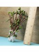 Retro Simple Green Tree White Lace Handmade Fashion Female Small Brooch