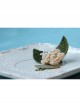 Retro Fashion Casual Bird Flower White Lace Green Leaf Female Small Brooch