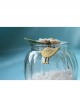 Retro Fashion Casual Bird Flower White Lace Green Leaf Female Small Brooch