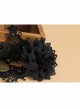 Prom Fashion Gothic Retro Black Lace Flowers Gems Female Choker