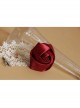 Bride Bridesmaid Wedding Dress Fashion Retro Red Rose Flower Fashion White Lace Female Choker
