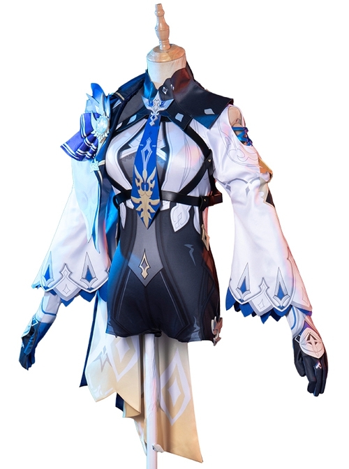 Game Genshin Impact Eula Halloween Cosplay Design 2 Costume Full Set