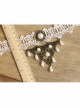 Baroque Retro Fashion White Pearl Lace Bride Female Choker