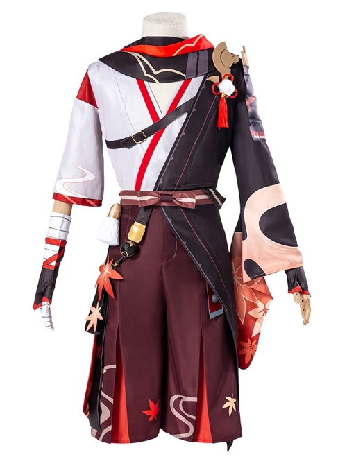Genshin Impact Kaedehara Kazuha Halloween Cosplay Costume Full Set