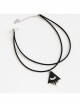 Gothic Fashion Black Butterfly Rose Flower Gemstone Retro Palace Lace Female Choker