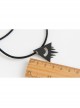 Gothic Fashion Black Butterfly Rose Flower Gemstone Retro Palace Lace Female Choker
