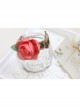 Fashion Pink Rose Flower Green Leaf Retro Hemp Rope Handmade Seaside Travel Female Bracelet