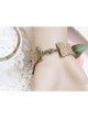 Fashion Pink Rose Flower Green Leaf Retro Hemp Rope Handmade Seaside Travel Female Bracelet