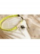 Fashion Retro Personality Yellow Braided Rope Spider Female Anklet