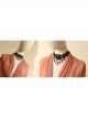 Exaggerated Female Fashion Gothic Retro Exaggerated Black Lace Flower Gemstone Drop Diamond Choker