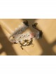 Elegant Christmas Mask Queen Fashion Retro Pink Rose Flower White Lace Female Anklet