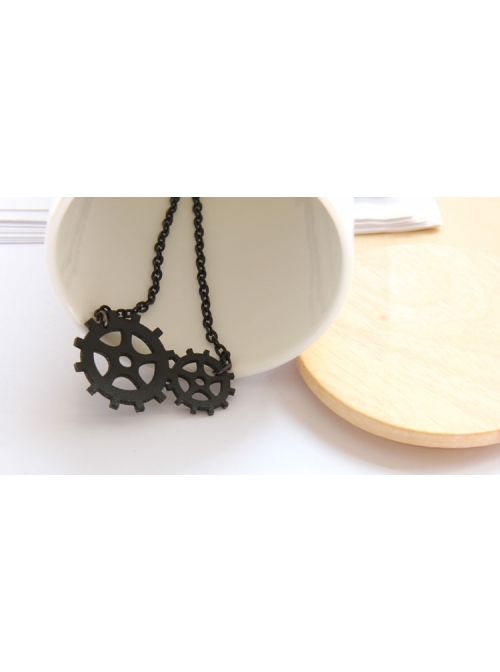 Punk Fashion Simple Black Gear Lace Retro Gothic Female Anklet