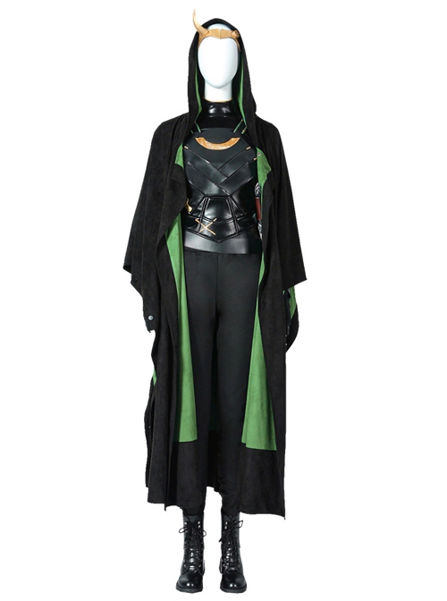 TV Drama Loki Female Loki Sylvie Lushton Design 3 Halloween Cosplay Accessories Black Boots