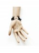Retro Fashion Gothic Black Lace Butterfly Tassel Ruby Sweet Female Bracelet