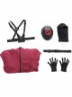 TV Drama Squid Game Soldiers Red One-piece Garment Halloween Cosplay Costume Full Set Without Mask