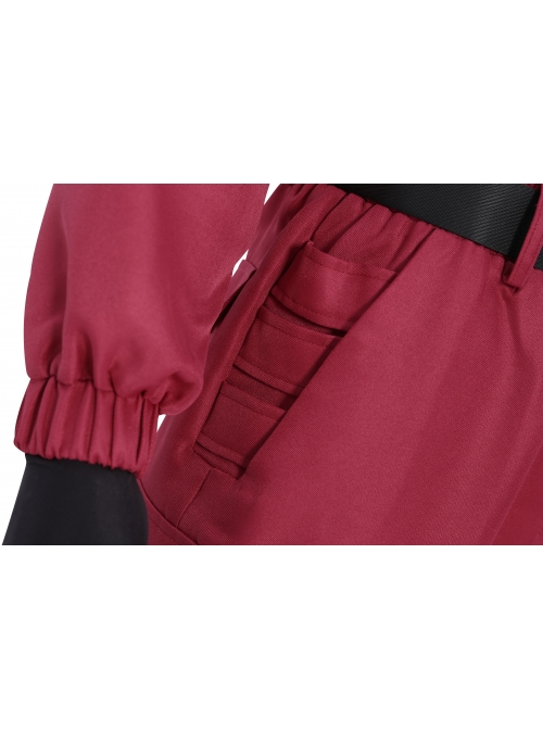 TV Drama Squid Game Soldiers Red One-piece Garment Halloween Cosplay Costume Full Set Without Mask