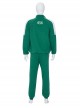 TV Drama Squid Game Contestant 456 Green Prisoner's Garb Halloween Cosplay Costume Full Set