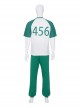 TV Drama Squid Game Contestant 456 Green Prisoner's Garb Halloween Cosplay Costume Full Set