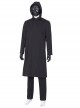 TV Drama Squid Game Black Mask Man Black Suit Halloween Cosplay Costume Full Set Without Mask