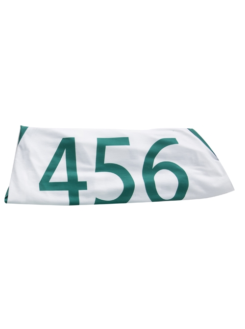 TV Drama Squid Game Contestant 456 Green Prisoner's Garb Halloween Cosplay Costume White T-shirt