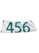 TV Drama Squid Game Contestant 456 Green Prisoner's Garb Halloween Cosplay Costume White T-shirt