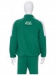 TV Drama Squid Game Contestant 456 Green Prisoner's Garb Halloween Cosplay Costume Green Jacket