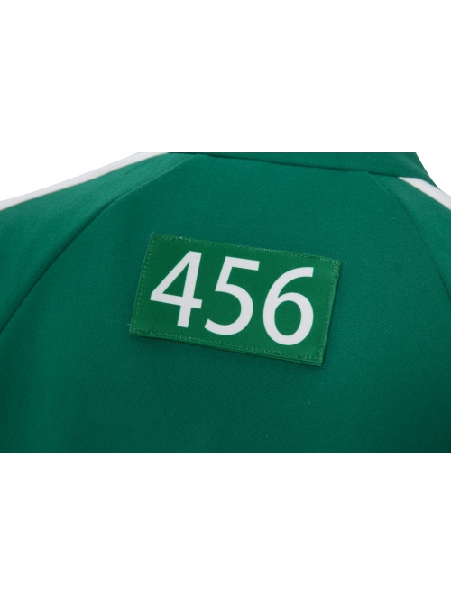 TV Drama Squid Game Contestant 456 Green Prisoner's Garb Halloween Cosplay Costume Green Jacket