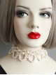 Retro Baroque Fashion Simple White Pearl Female Short Necklace