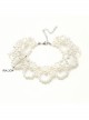 Retro Baroque Fashion Simple White Pearl Female Short Necklace