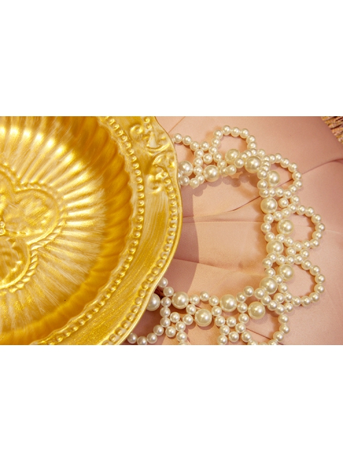 Retro Baroque Fashion Simple White Pearl Female Short Necklace
