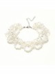 Retro Baroque Fashion Simple White Pearl Female Short Necklace