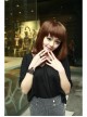 Retro Gothic Fashion Simple Black Lace Female Band Ring Bracelet