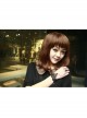 Retro Gothic Fashion Simple Black Lace Female Band Ring Bracelet