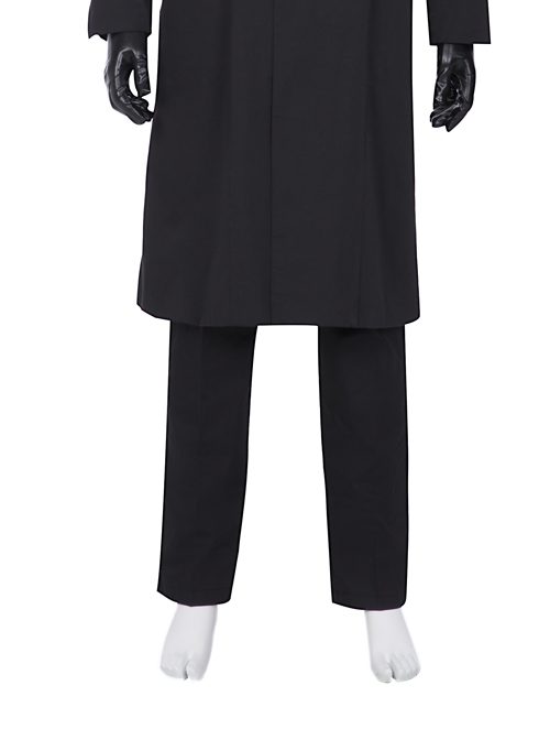 TV Drama Squid Game Black Mask Man Black Suit Halloween Cosplay Costume Black Pants