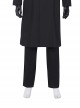 TV Drama Squid Game Black Mask Man Black Suit Halloween Cosplay Costume Black Pants