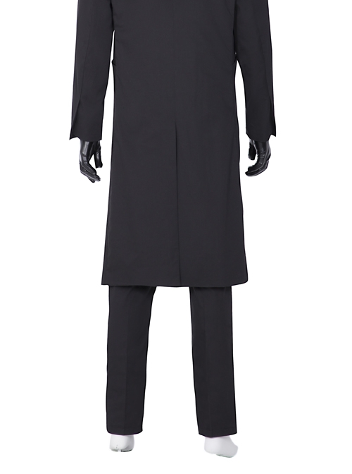 TV Drama Squid Game Black Mask Man Black Suit Halloween Cosplay Costume Black Pants