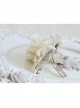 Fashion Cute Sweet White Pearl Golden Lace Female Spring Hairpin