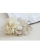 Fashion Cute Sweet White Pearl Golden Lace Female Spring Hairpin