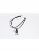 Sexy Fashion Retro Black Mummy Double Layer Female Thin Velvet Collar Collar