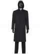 TV Drama Squid Game Black Mask Man Black Suit Halloween Cosplay Accessories Black Mask