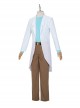 Rick And Morty Rick White Outerwear Suit Halloween Cosplay Costume Full Set