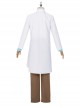 Rick And Morty Rick White Outerwear Suit Halloween Cosplay Costume Full Set