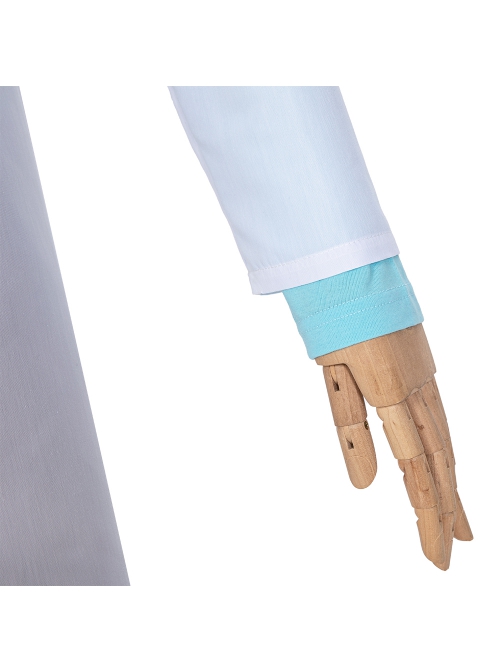 Rick And Morty Rick White Outerwear Suit Halloween Cosplay Costume Full Set